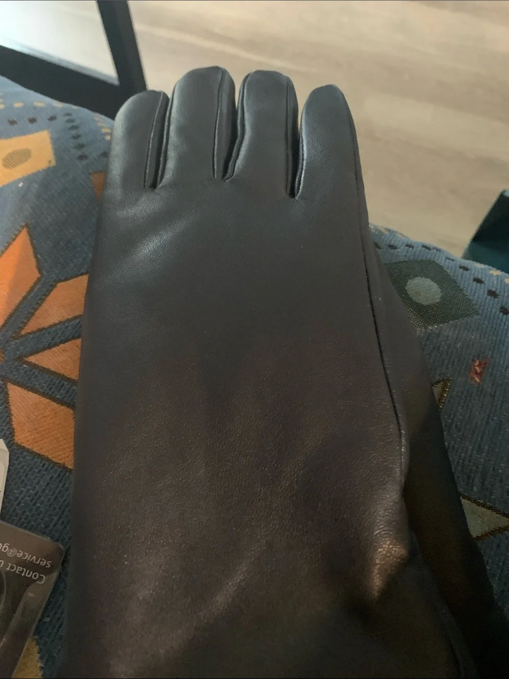 Leather Women's Gloves - Black